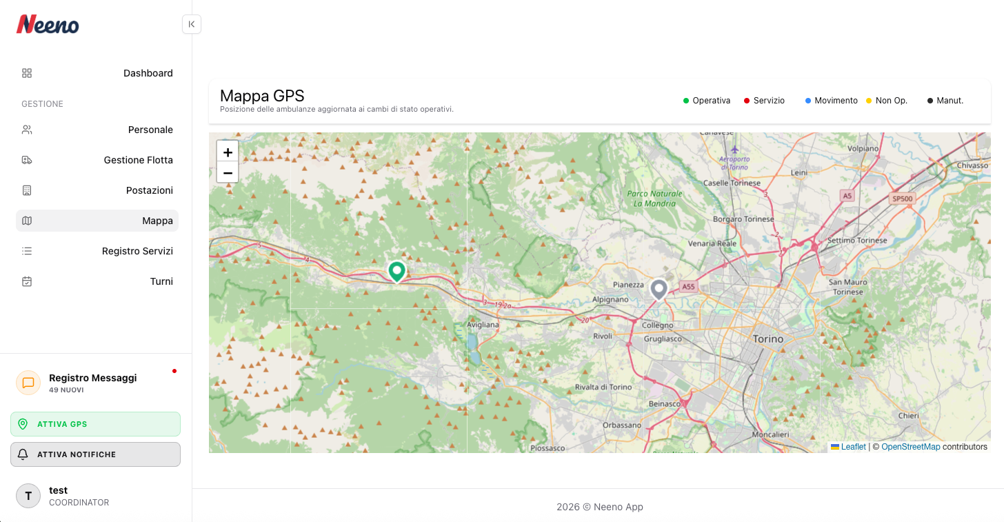 Mappa flotta